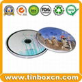 Round CD Tin Box for Metal CD Bag Tin CD