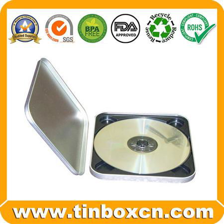 Round CD Tin Box for Metal CD Bag Tin CD Case 5