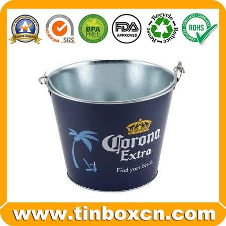 Tin Barrel Ice Metal Buckets for Tin Beer Pail