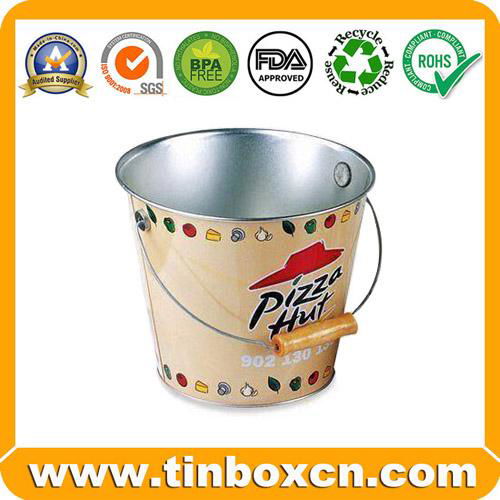 Tin Barrel Ice Metal Buckets for Tin Beer Pail 3