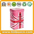Rectangular Tea Box for Food Tin Container Tea Tin Box