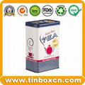 Rectangular Tea Box for Food Tin Container Tea Tin Box 2