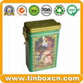 Rectangular Tea Box for Food Tin Container Tea Tin Box 3