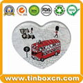 Heart-Shaped Candy Tin for Food Sweets Can Confectionary Tin Boxes 5