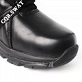 CQB.SWAT Genuine Leather Military Tactical Mens Force Black Boots Army Combat Zi 5