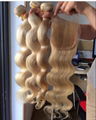 12''14''16''+14'' Amais 613 Body Wave Blonde Human Hair Extension Lace Closure