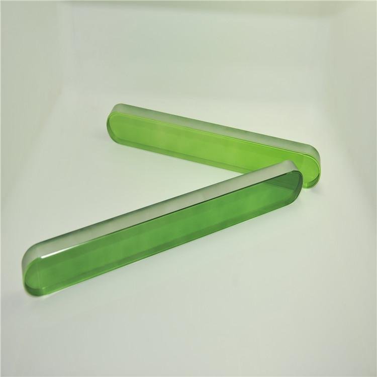 厂家直销耐高温高压绿色平板式钢化玻璃