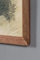 Solid wood frame