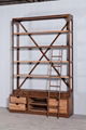 Industrial retro solid wood stacks 2