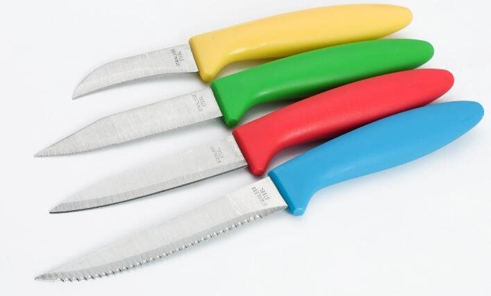 2018 New Style Colorful Kitchen Knife Set with Stand 2
