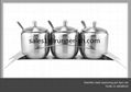 Premium Pure Stainless Steel Seasoning Pot 3pcs Set