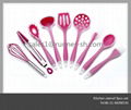 Two Tones Silicone Kitchen Utensils 9pcs