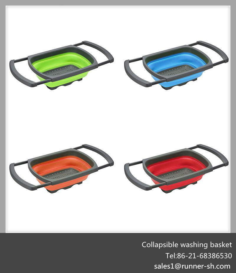 2018 new design collapsible washing basket  2