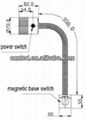 ONN-M3M moveable led magnetic base light 2