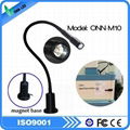 ONN-M10A IP65 gooseneck led work light with fixed base