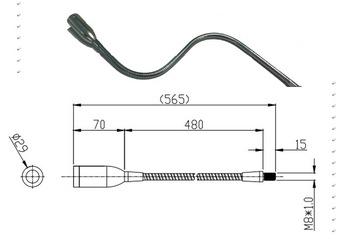 ONN-M10ZM Led spotlight gooseneck 2