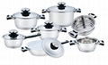 Hot sell induction bottom non-stick stainless steel frypan supplier