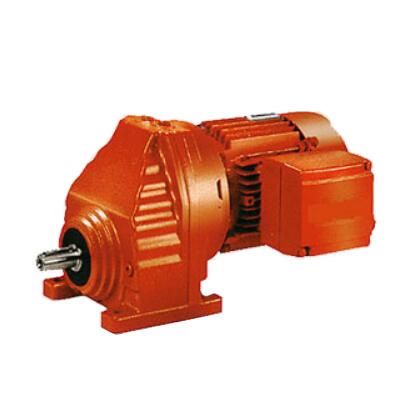 Single helical gear reducer