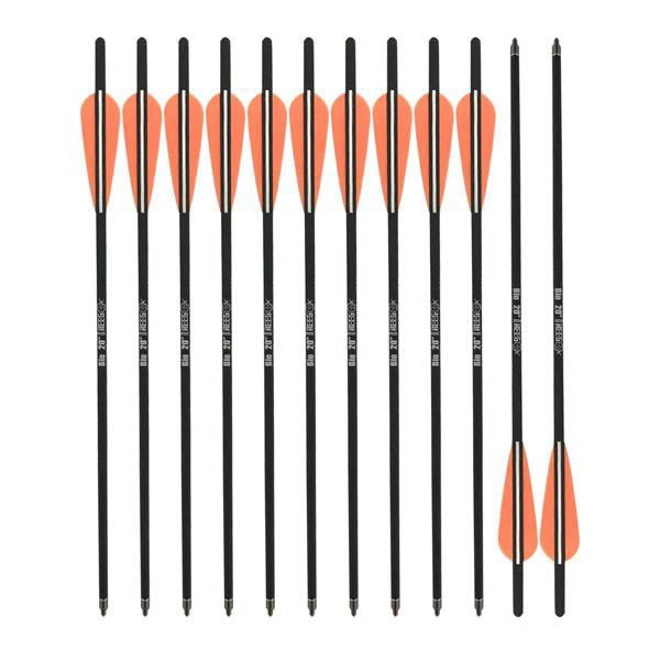 20Inch Hunting Archery Bio Carbon Crossbow Bolts Arrow With 4 inch vanes