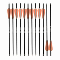 20Inch Hunting Archery Bio Carbon Crossbow Bolts Arrow With 4 inch vanes