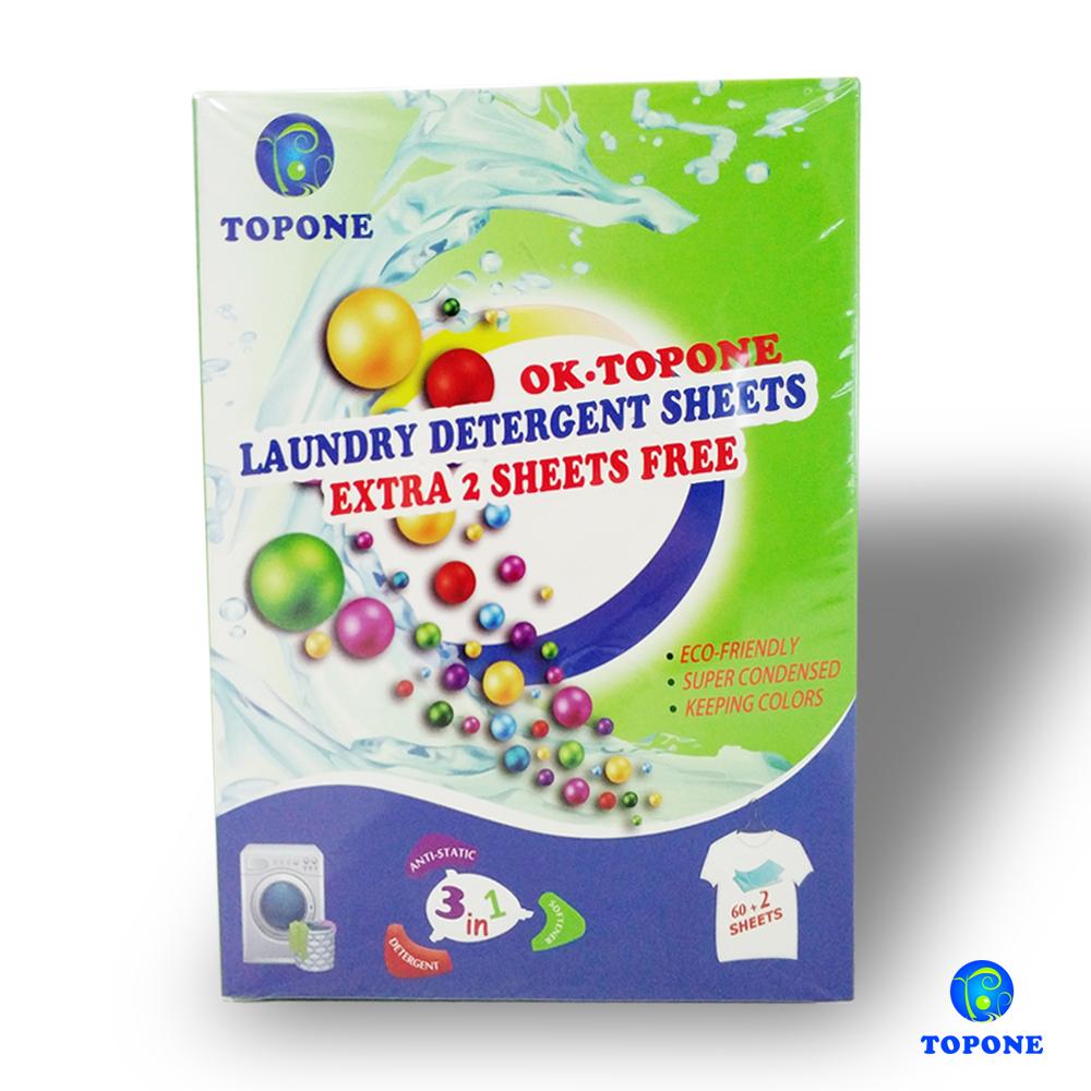 New Product Washing Powder Sheets For Apparel TLDS6228 TOPONE