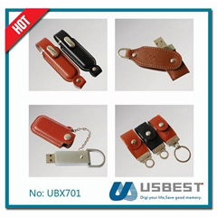 leather usb flash drive