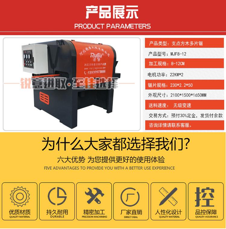 MJF-Q5系列方木多片锯 4