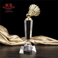 sport sovenir awards metal badminton trophy 5