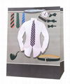 Men's shirt designs paper gift bags