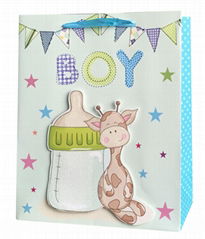 Baby girl Baby boy designs paper gift