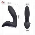 12 speeds wireless anal vibrator Prostata Massage Butt plug  3