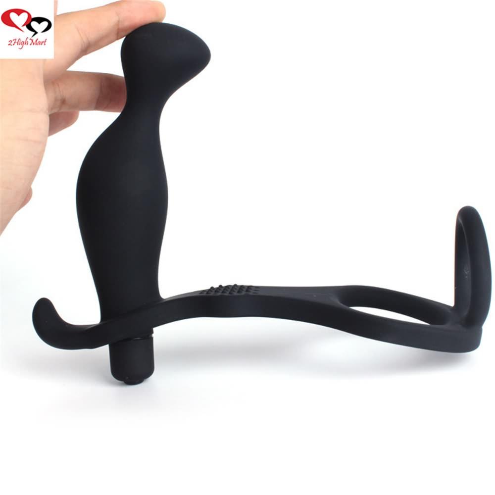 10 speeds men Prostata massager cock ring vibrator anal sex toy