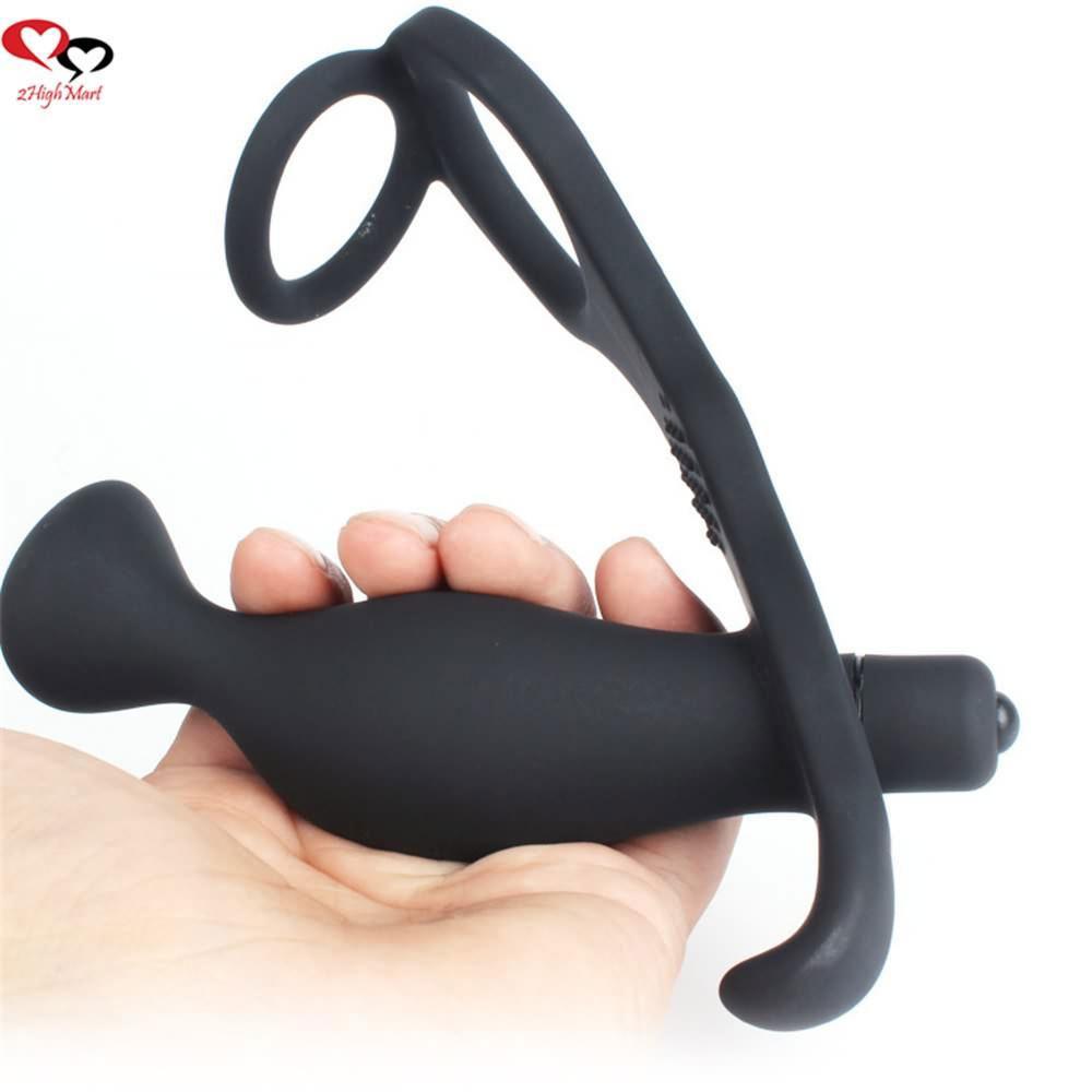 10 speeds men Prostata massager cock ring vibrator anal sex toy 2