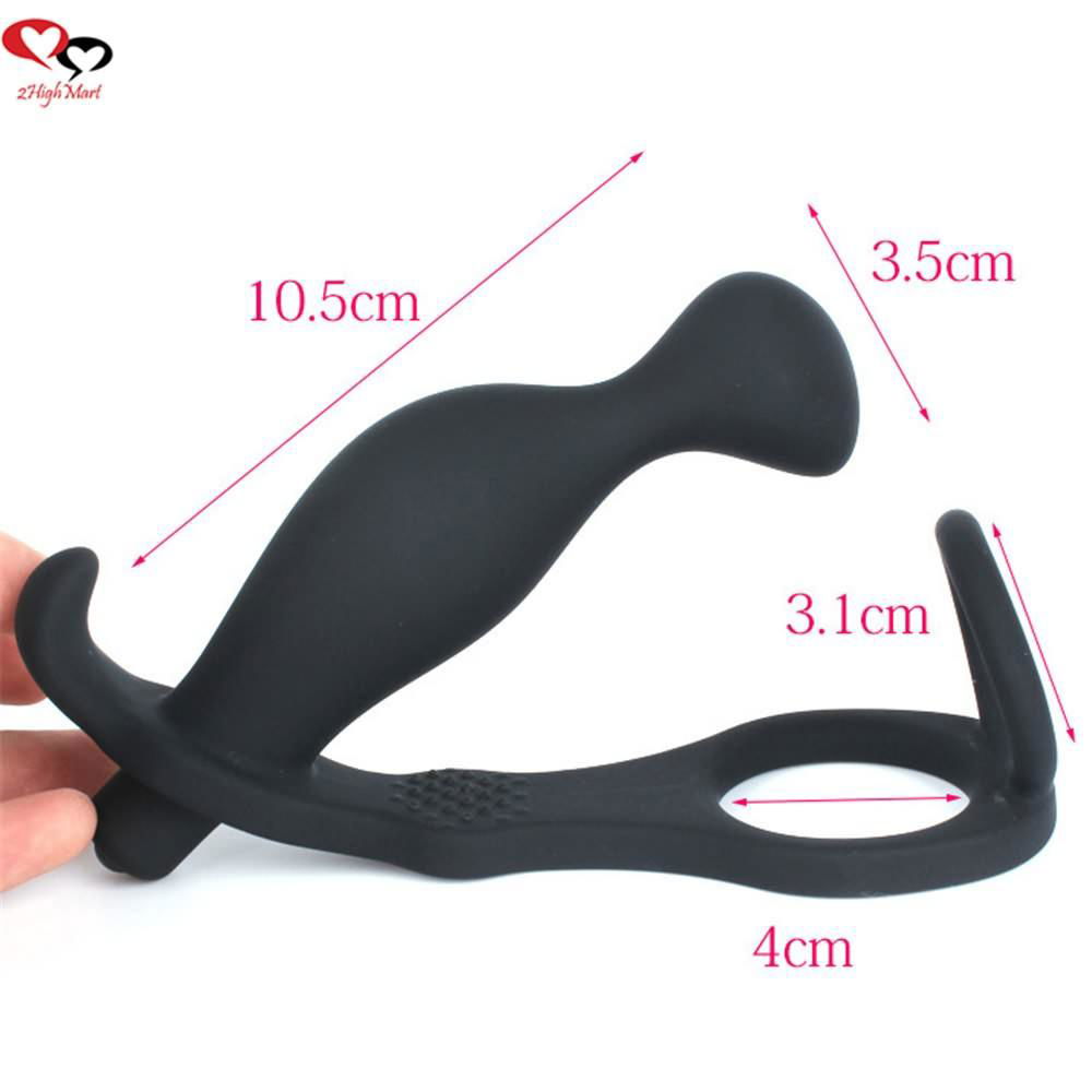 10 speeds men Prostata massager cock ring vibrator anal sex toy 4