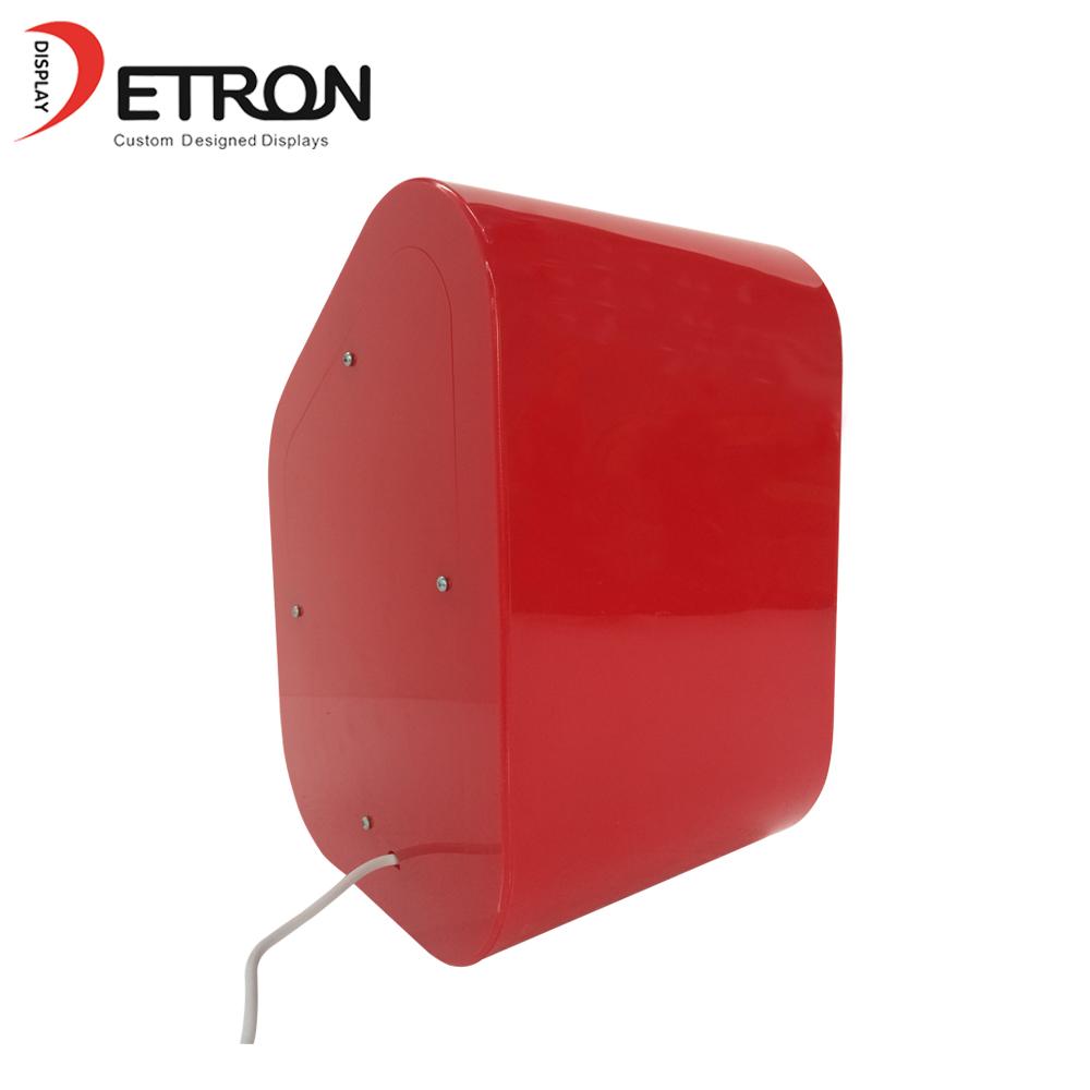 Detron China manufacturer red acrylic countertop smart phone charger display sta 3