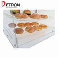 Customized two tiers clear acrylic bread cake display stand 3