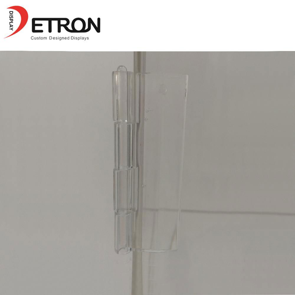 3 Tiers customized clear acrylic wine display rack with lock 5