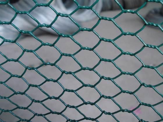 Galvanized and pvc coated hexagonal wire netting