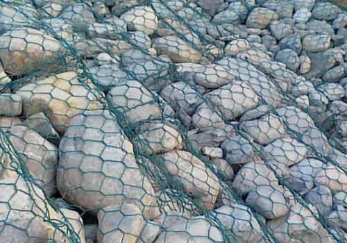 Top grade hexagonal Gabion Mesh with steel wire type rockfall netting supplier 4