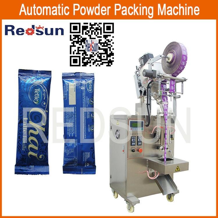 single lane automatic coffee powder food powder stick sachet packing machine