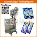 Single line Economic Liquid Shampoo hair gel sachet filling packing machine 1