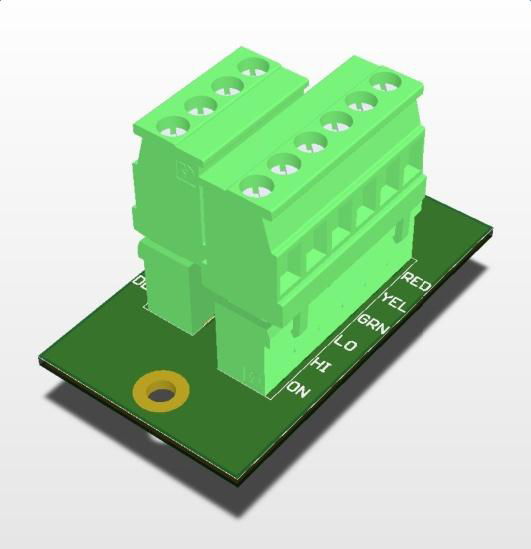 5.08mm pitch connector pcb plug screw terminal block 3