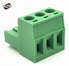 5.08mm pitch connector pcb plug screw terminal block