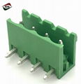 Vertical Soldering Male Terminal Block, 300V Rated Voltage 2