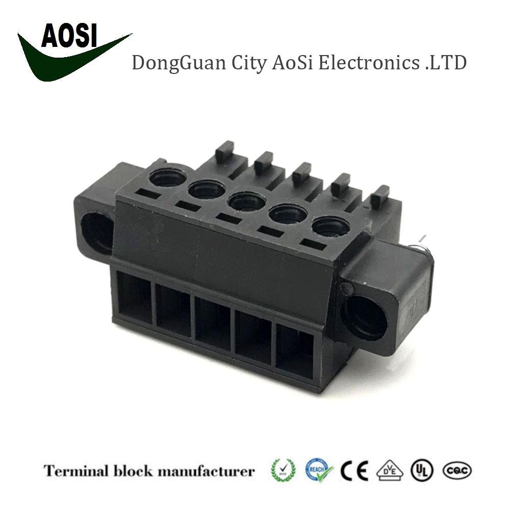 PCB screw terminal block 5.0mm 7.5mm 7.62mm3.81mm terminal block 2pole -20pole  2