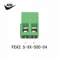 AOSI 5.0mm terminal block FET2.5-XX-500-04 2