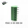 AOSI 5.0mm terminal block FET2.5-XX-500-04 3