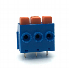 DA270-5.0mm間距藍色彈簧式pcb接線端子