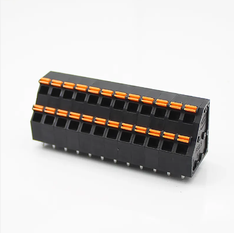KFM736H-5.0mm间距双排式pcb弹簧接线端子