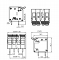 Spring Screwless PCB Terminal Blocks 5.0MM FS4-XX-500-2404R 2